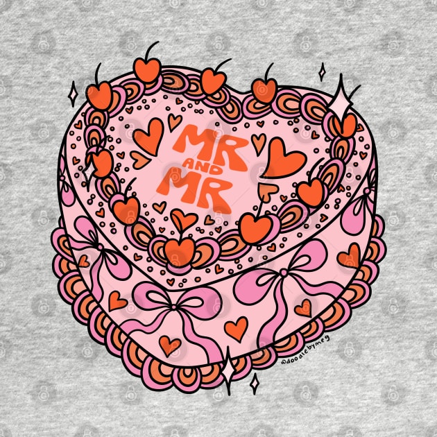 Mr. and Mr. Cake by Doodle by Meg